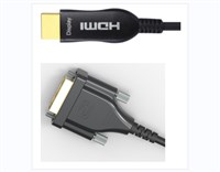 HDMI TO DVI 光纖線、高清HDMI視頻光纖線、DVI轉HDMI工程視頻線、HDMI光纜、無損傳輸光纖線、光纖轉接線、 DVI 光纜、光纖視頻傳輸、HDMI轉接線、光纖線供應商、光纜源頭廠家、工業級高清線、10M-300M超長光纖線工程視頻布線必備組件