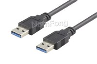 USB3.0cabel,USB C type,USB 3.0 AM TO AM cable   長度1米 黑色，USB CABLE，USB延長線，延長線，移動硬盤延長線，設備延長線工廠