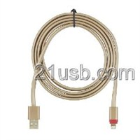 USB AM TO  蘋果7手機充電線 2米 雙色，USB手機線，手機數據線，MHL cable，HDMI CABLE, TYPE C TO HDMI CABLE